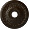 Ekena Millwork Bailey Ceiling Medallion (Fits Canopies up to 5 3/4"), 18"OD x 3 3/4"ID x 1 1/2"P, Bronze CM18BIBZS - alternate 1